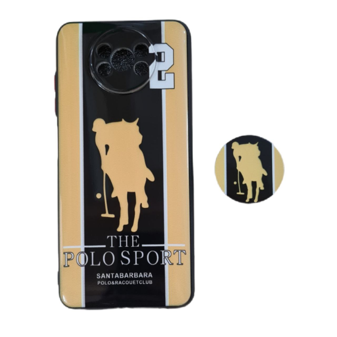 کاور کد POLO-334 مناسب برای گوشی موبایل شیائومی Poco X3 به همراه پاپ سوکت