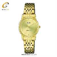 ساعت مچی اورجینال کیو اند کیو زنانه طلایی | طلایی | طلایی | کد رفرنس C63A001PY