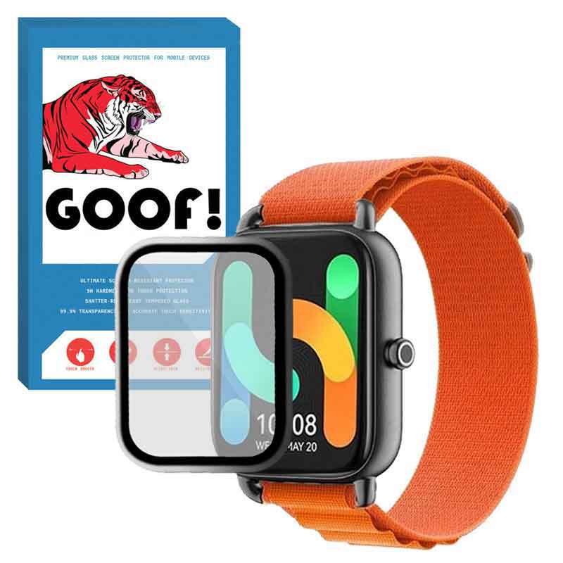 بند گوف مدل LOOP ALPINE مناسب برای ساعت هوشمند هایلو RS4 به همراه محافظ صفحه نمایش