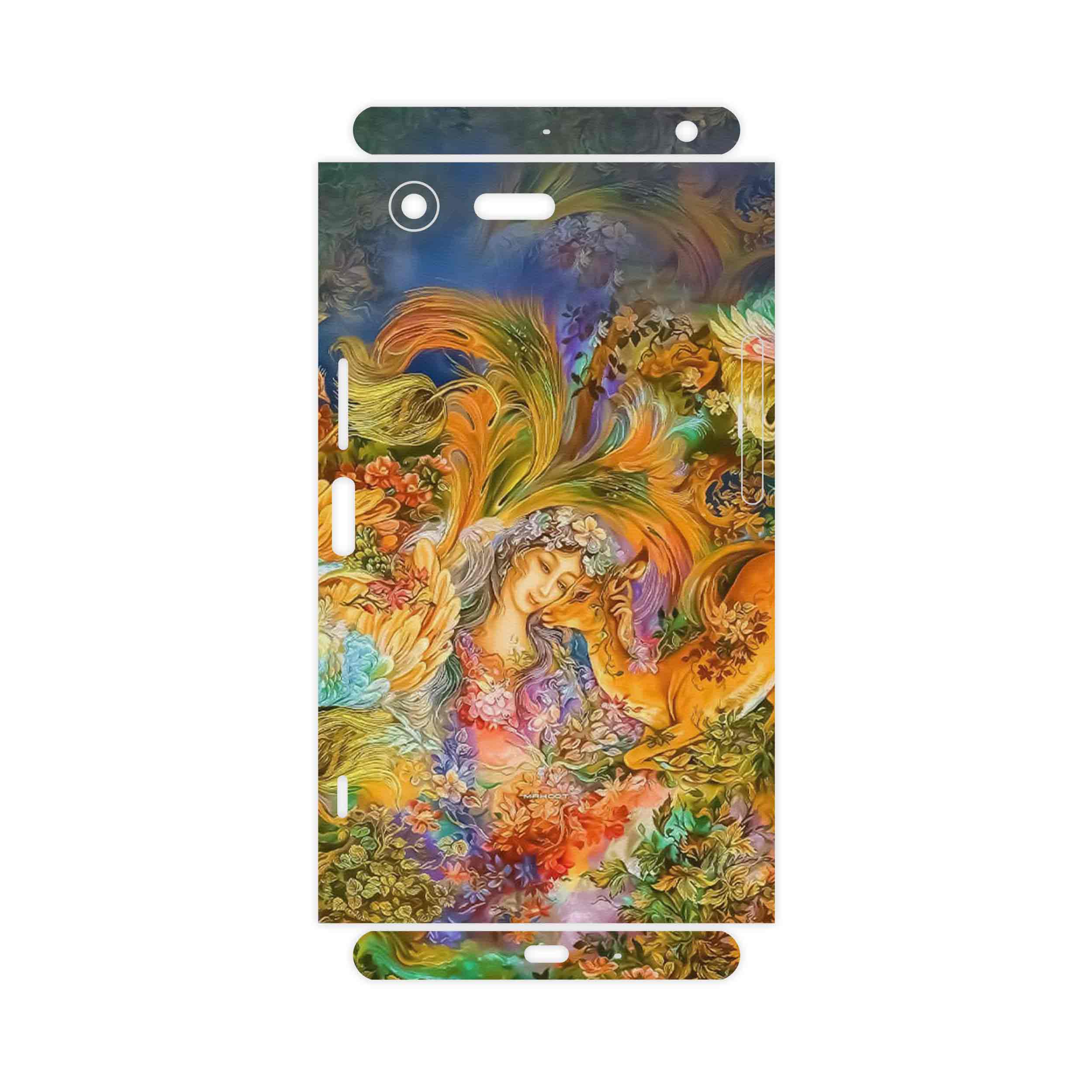 برچسب پوششی ماهوت مدل Persian miniature 3-FullSkin مناسب برای گوشی موبایل سونی Xperia XZ Premium
