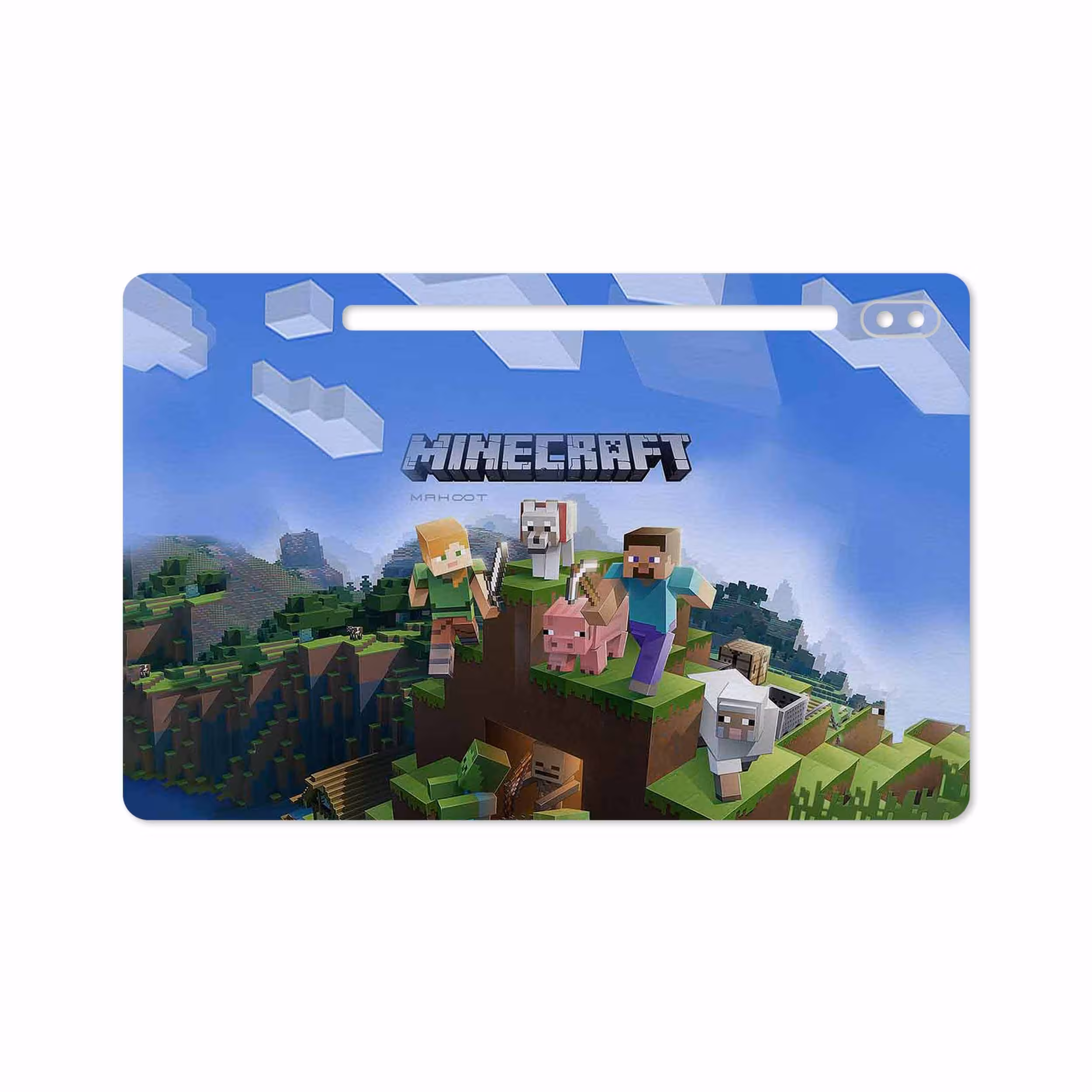 برچسب پوششی ماهوت مدل Minecraft-Game مناسب برای تبلت سامسونگ Galaxy Tab S6 2019 SM-T865