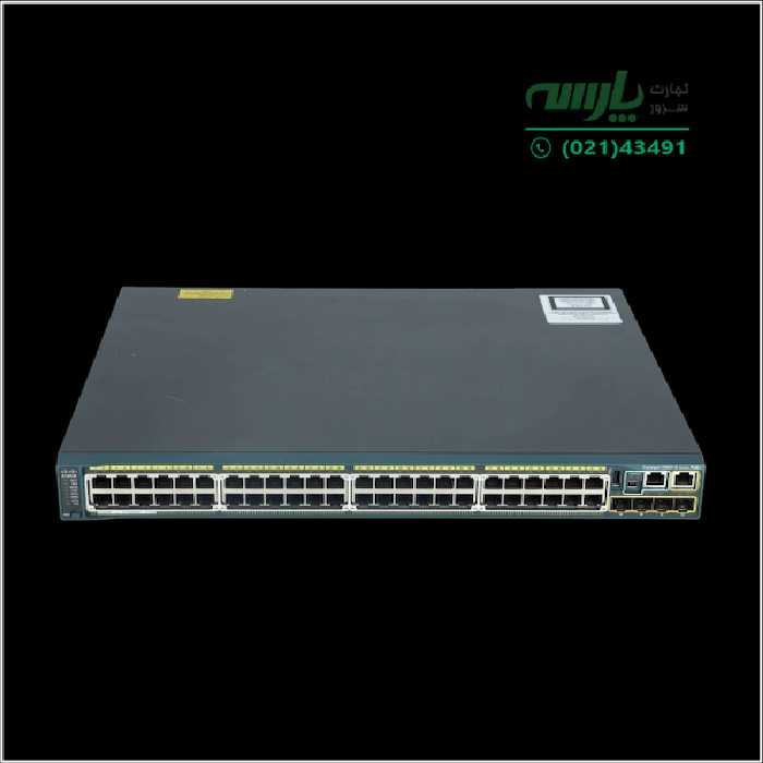 سوئیچ شبکه PoE سیسکو 48 پورتی WS-C2960S-48FPS-L
