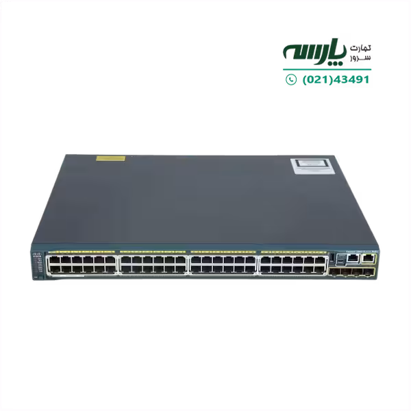 سوئیچ شبکه PoE سیسکو 48 پورتی WS-C2960S-48FPS-L