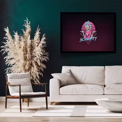 تابلو مدل rick and morty  کد F-15027