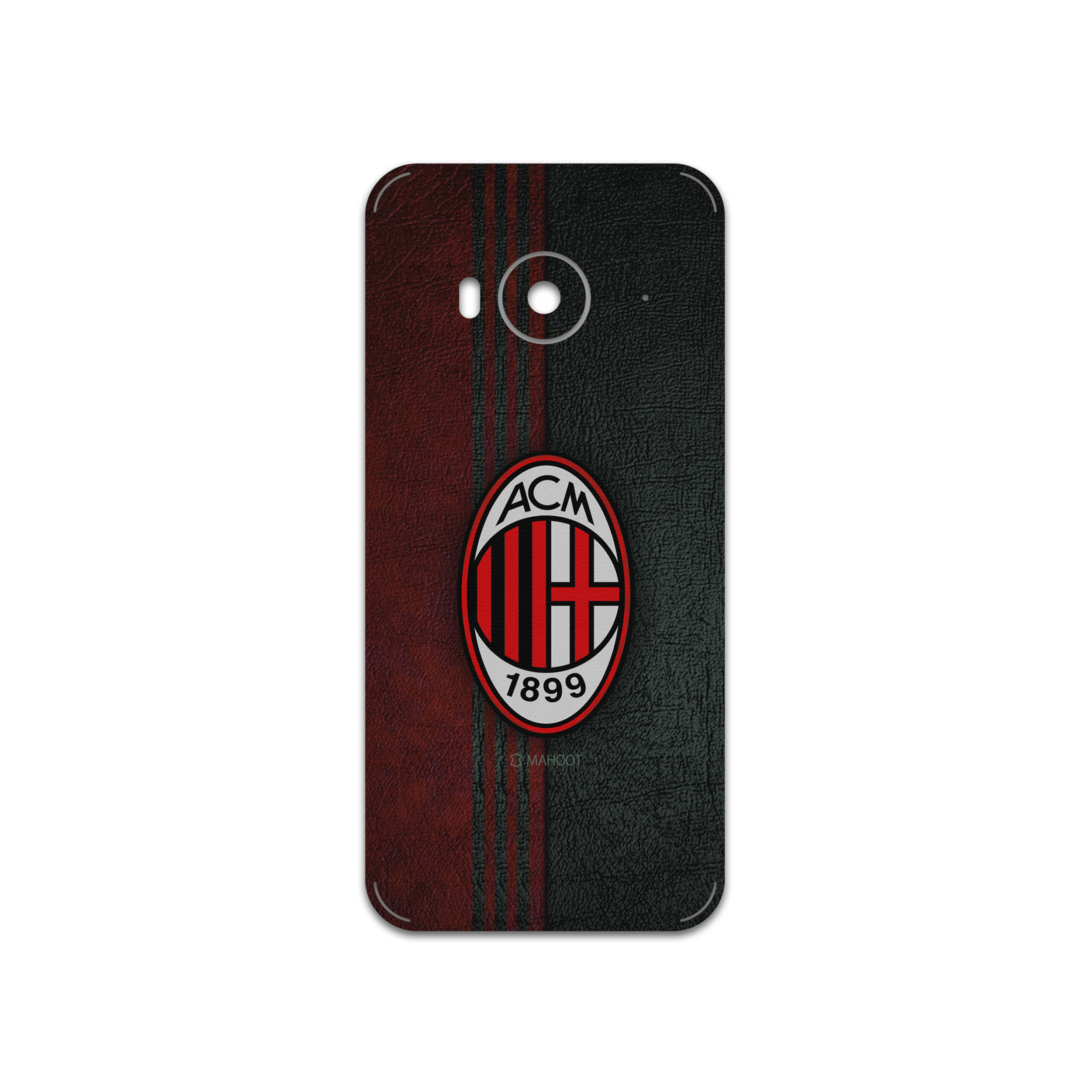 برچسب پوششی ماهوت مدل AC-Milan-FC مناسب برای گوشی موبایل اچ تی سی One ME