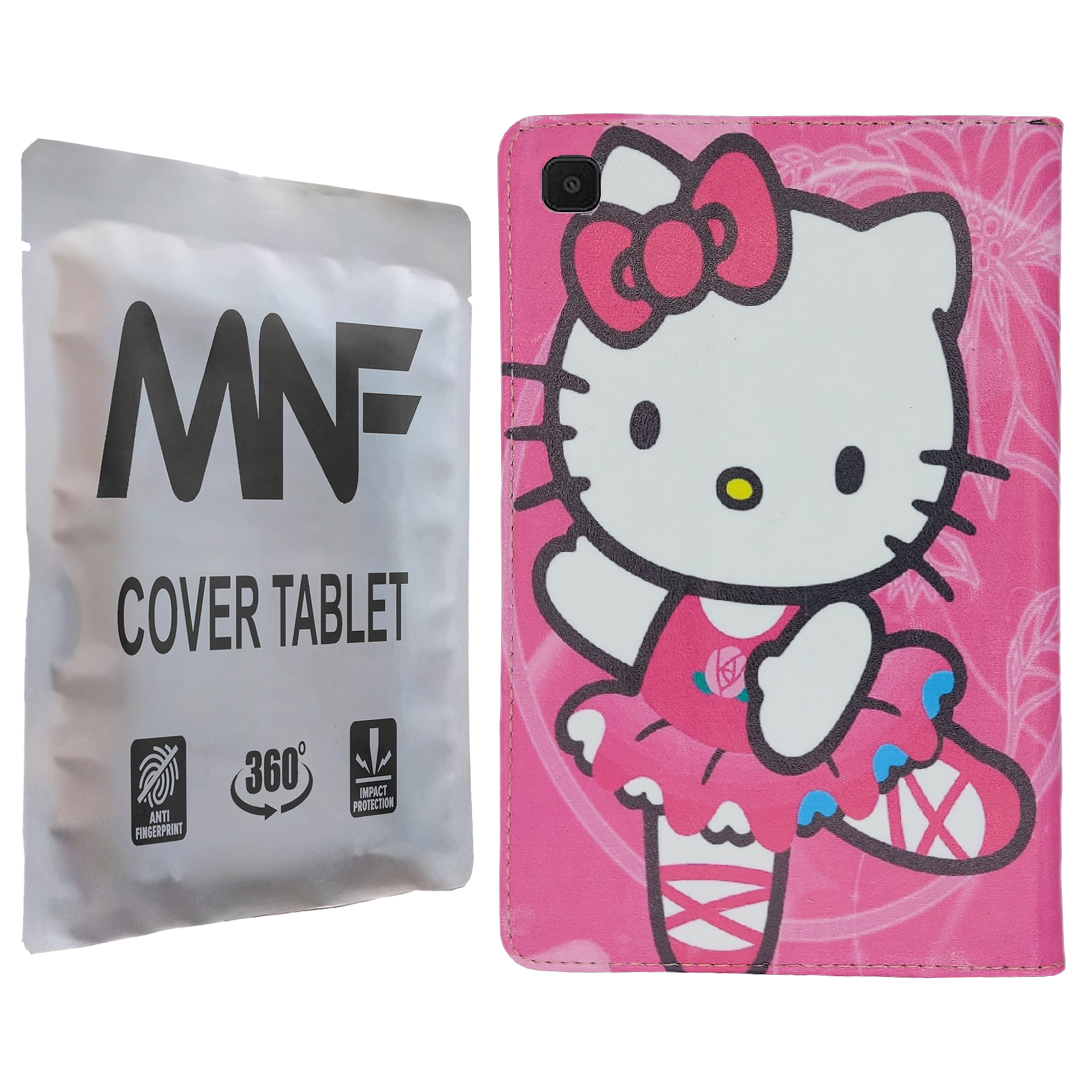 کیف کلاسوری ام ان اف طرح دخترانه هلو کیتی کد M-109 مناسب برای تبلت سامسونگ Galaxy Tab A7 10.4 2020 / T505