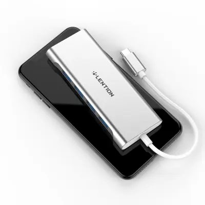 هاب 5 پورت USB-C لنشن مدل CB-TP-C31-SIL 