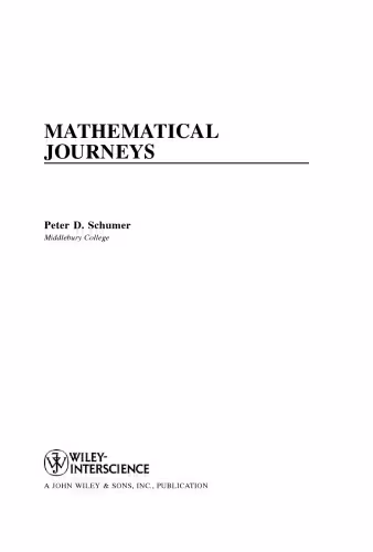 خرید و دانلود نسخه کامل کتاب Mathematical journeys