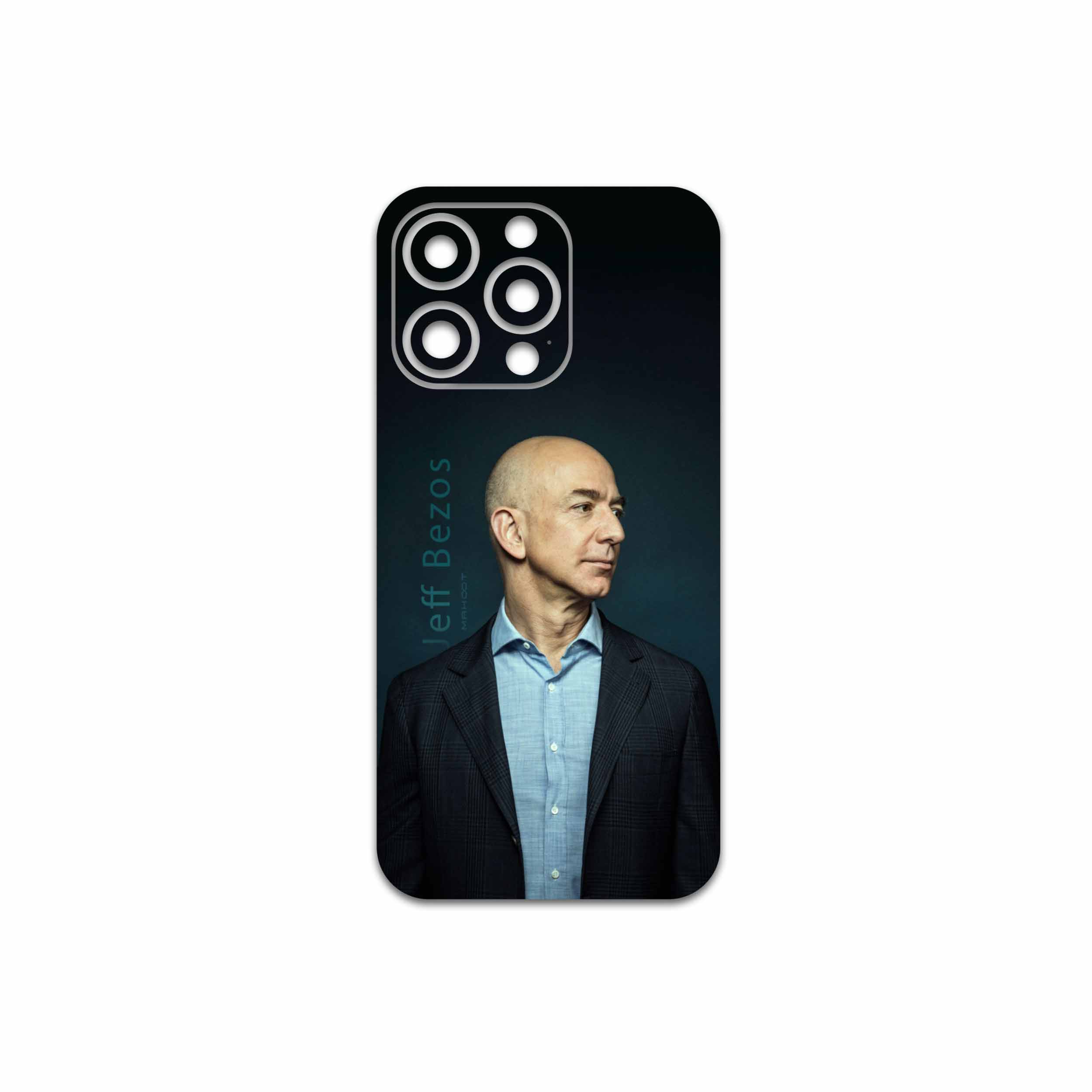 برچسب پوششی ماهوت مدل Jeff-Bezos مناسب برای گوشی موبایل اپل iPhone 13 Pro Max
