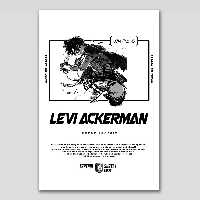 تابلو شاسی بکلیت مدل SH-137 طرح انیمه اتک ان تایتان لیوای 