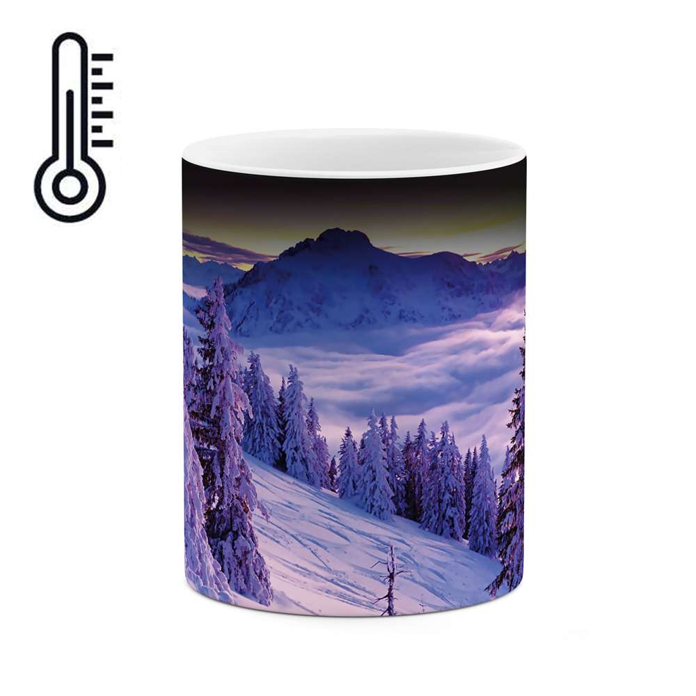 ماگ حرارتی طرح طبیعت برفی مدل mgh00673