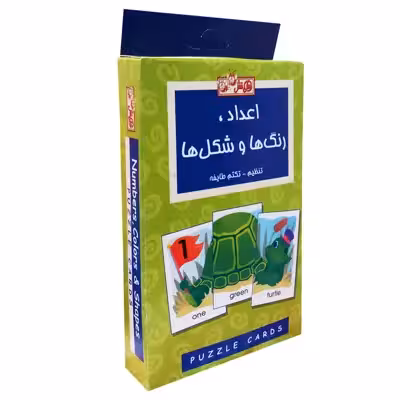 فلش کارت اعداد رنگ ها و شکل ها انتشارات عسل نشر 