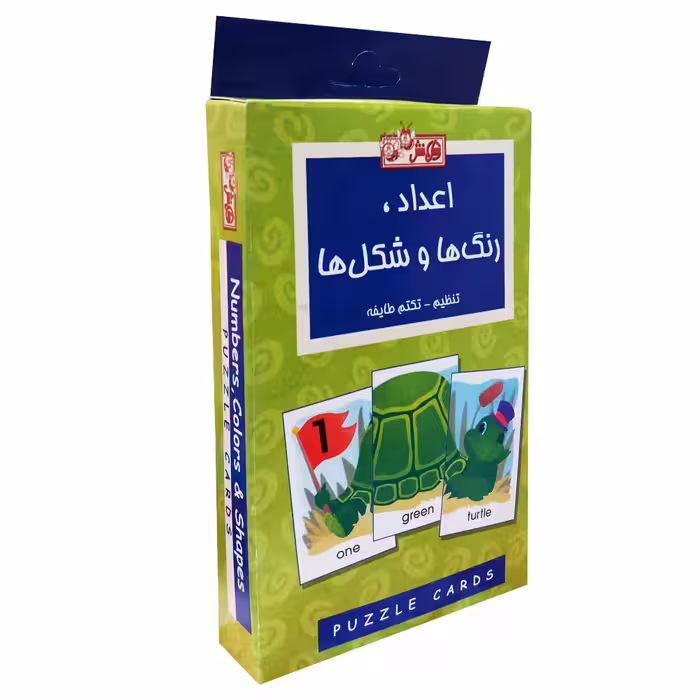 فلش کارت اعداد رنگ ها و شکل ها انتشارات عسل نشر 