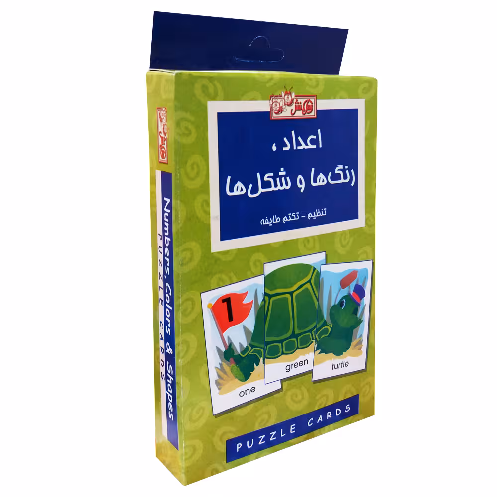 فلش کارت اعداد رنگ ها و شکل ها انتشارات عسل نشر 