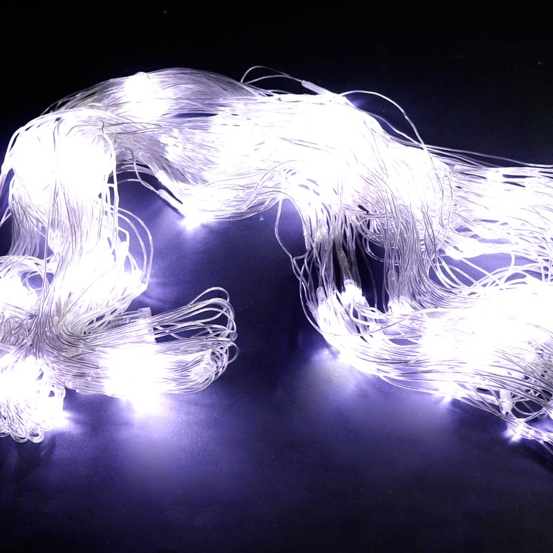 ریسه طرح توری سوزنی مهتابی 4*2 متر