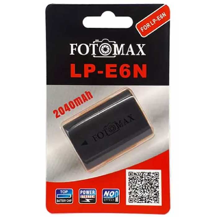 باتری دوربین کانن Fotomax LP-E6N 2040mAh