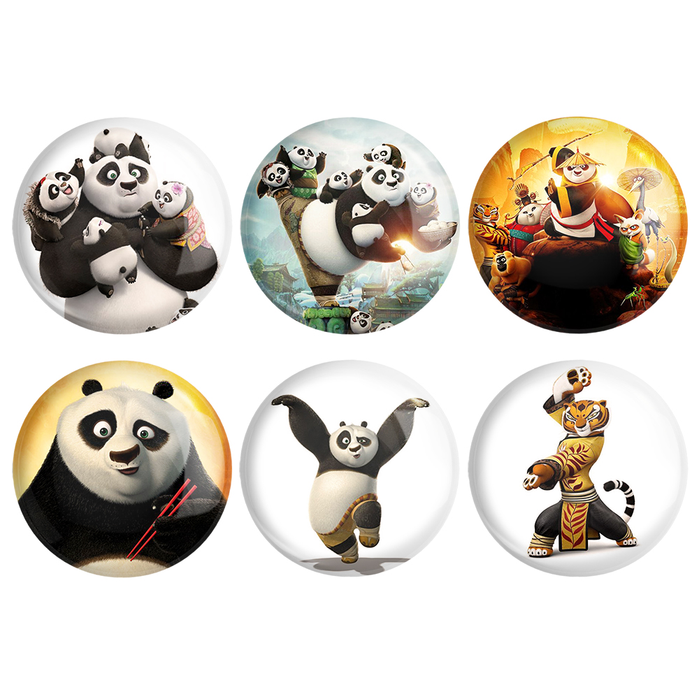 پیکسل خندالو طرح پاندا کونگ فو کار کد 32A مجموعه 6 عددی