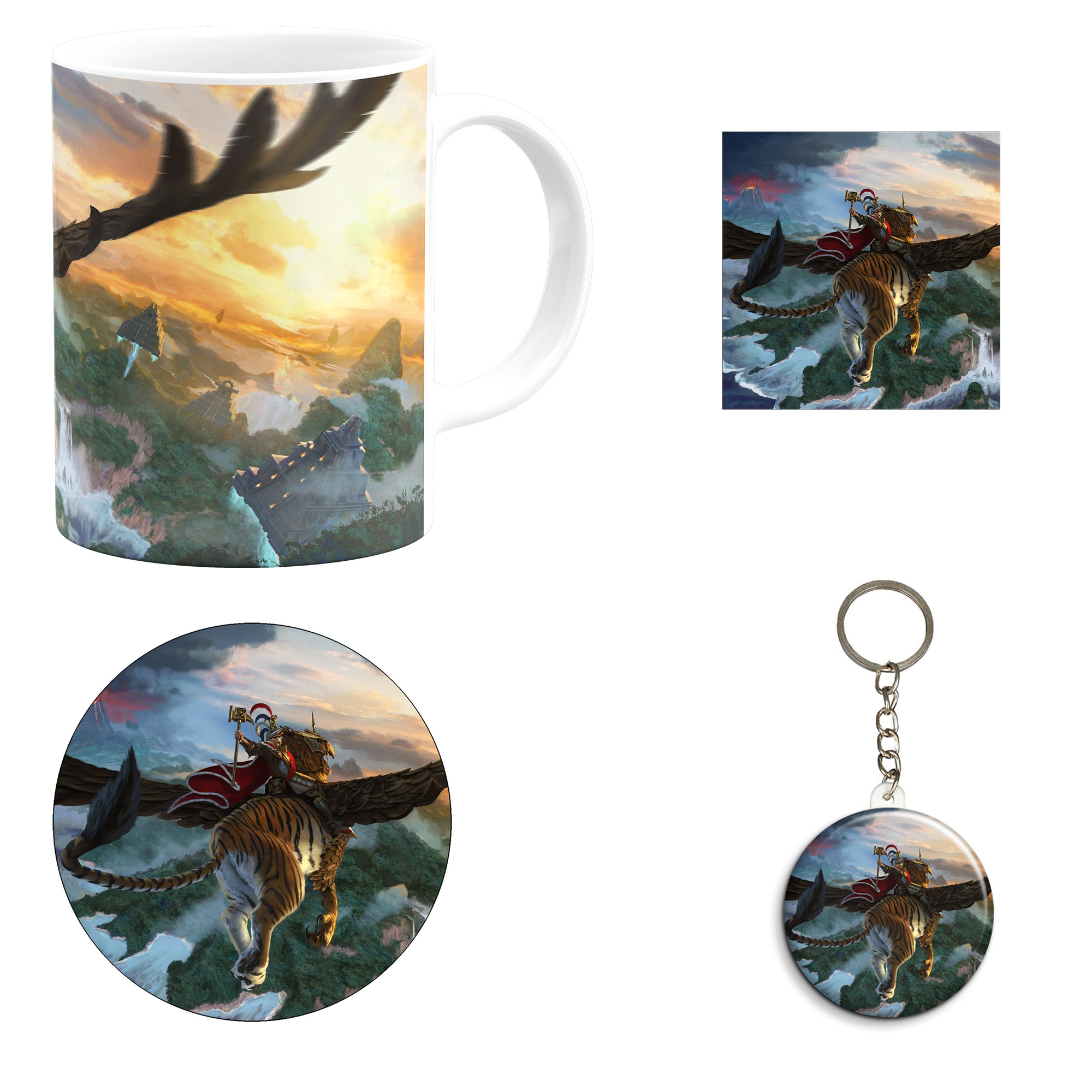 ست هدیه ماگ مدل بازی توتال وار طرح Total-War کد M11