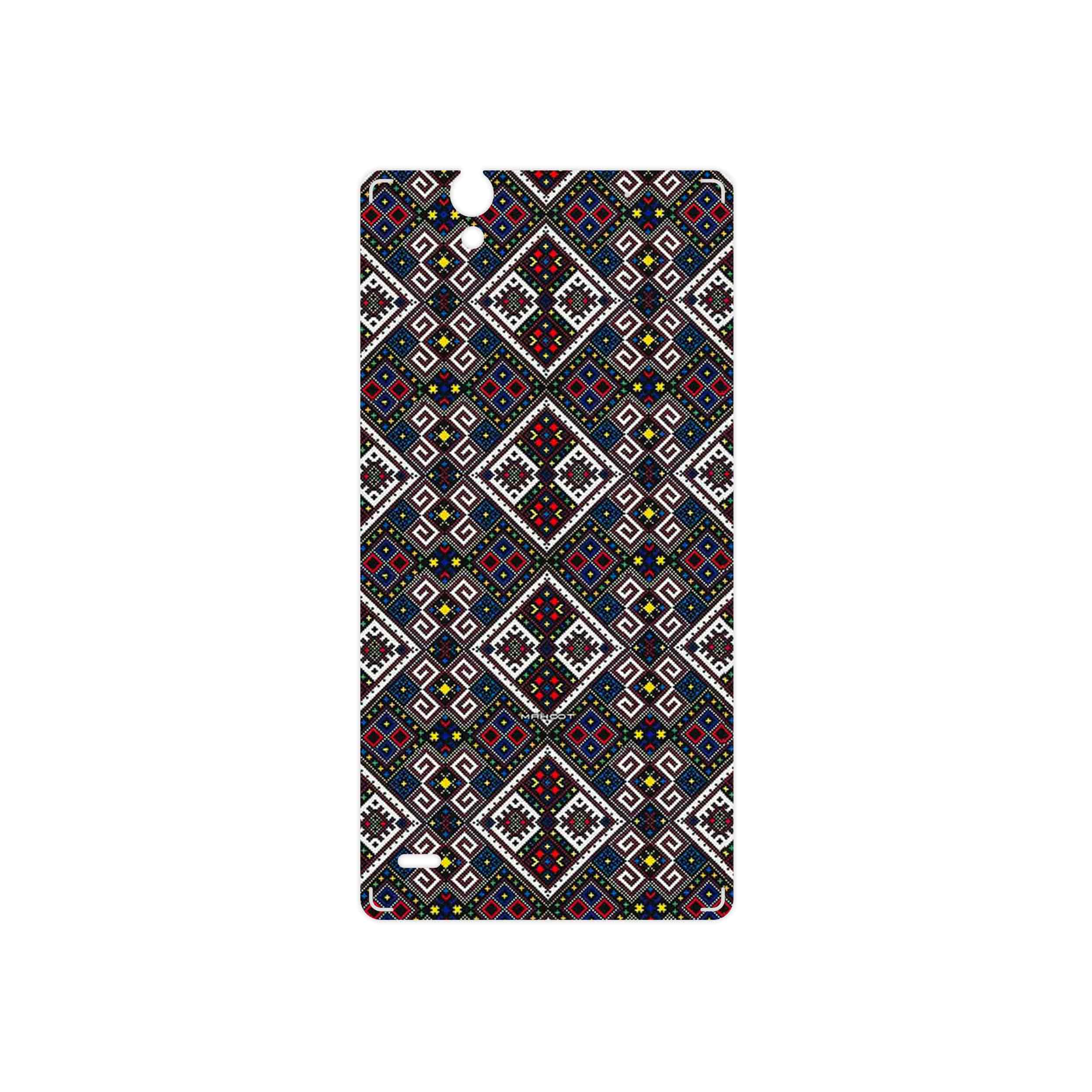 برچسب پوششی ماهوت مدل SISTAN Needlework 1 مناسب برای گوشی موبایل سونی Xperia C4