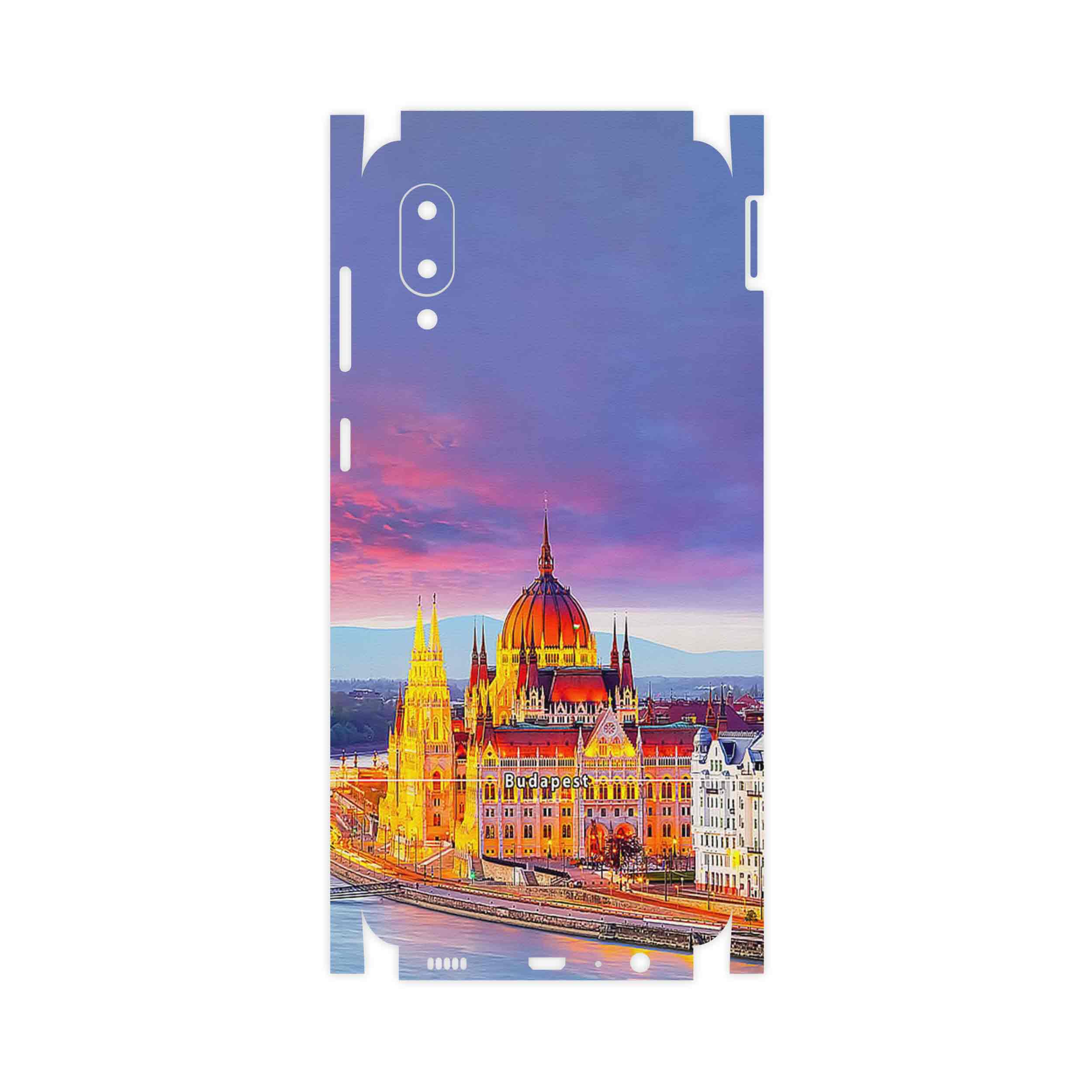 برچسب پوششی ماهوت مدل City of Budapest-FullSkin مناسب برای گوشی موبایل سامسونگ Galaxy M02