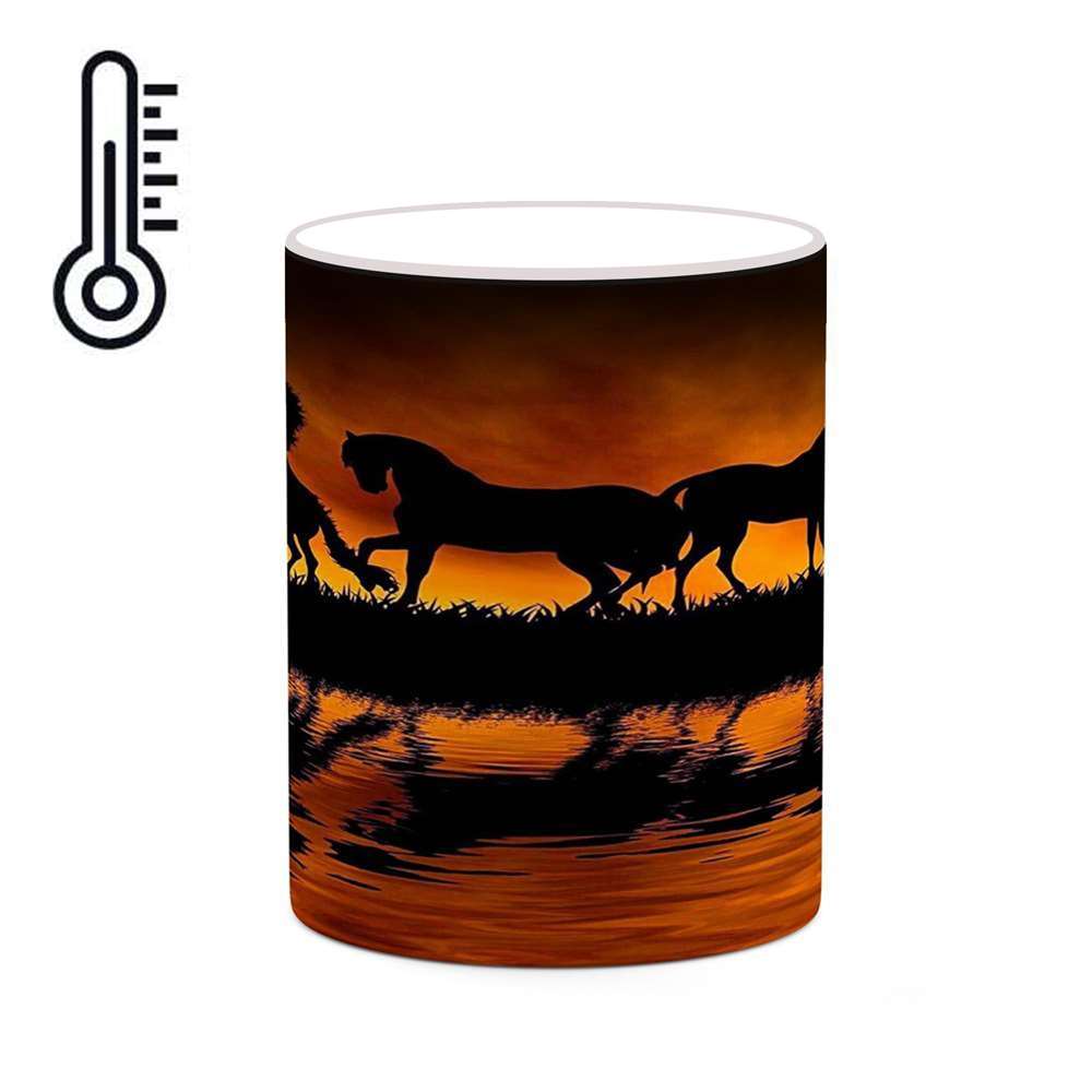 ماگ حرارتی کاکتی طرح اسب مدل mgh24323