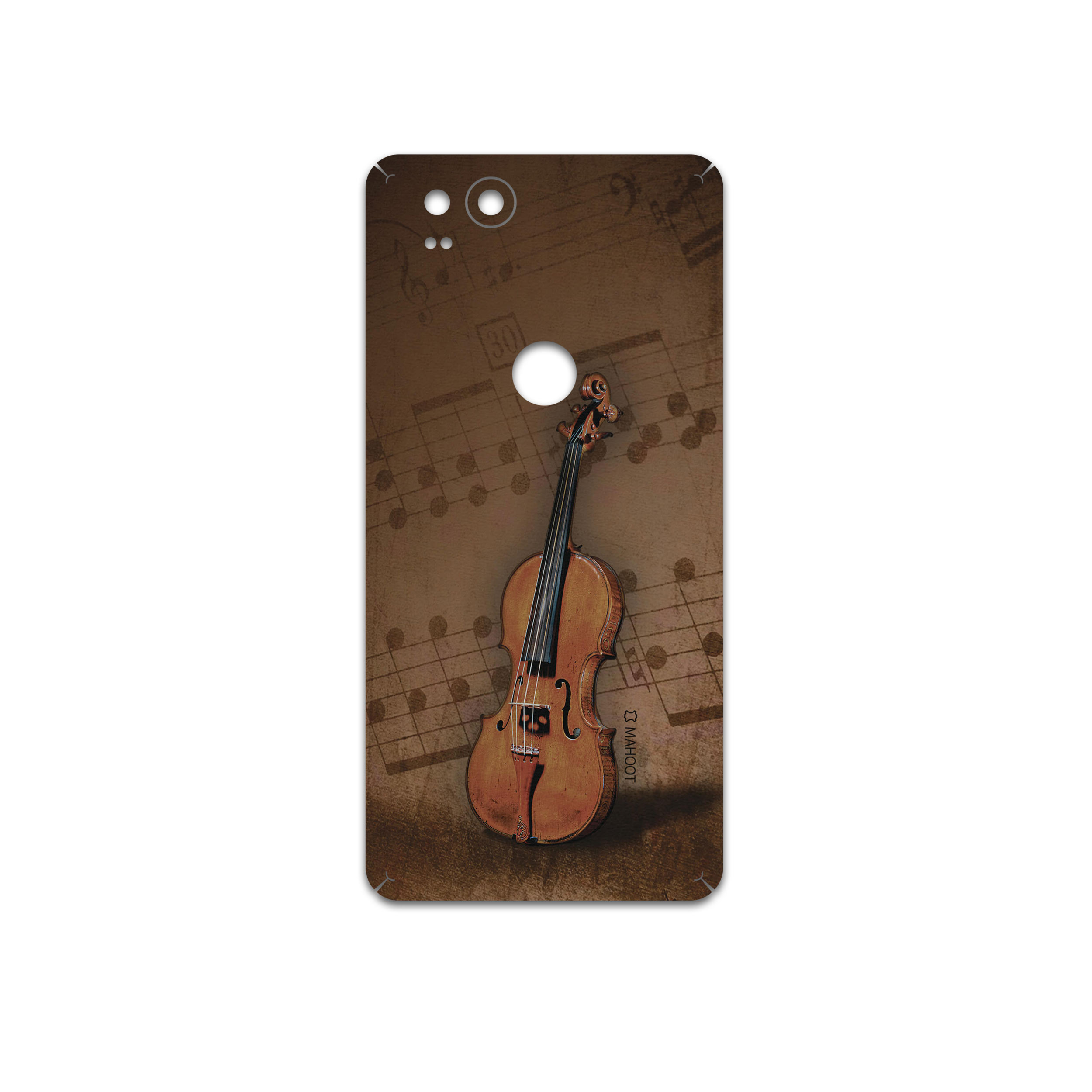 برچسب پوششی ماهوت مدل Violin-Instrument مناسب برای گوشی موبایل گوگل Pixel 2