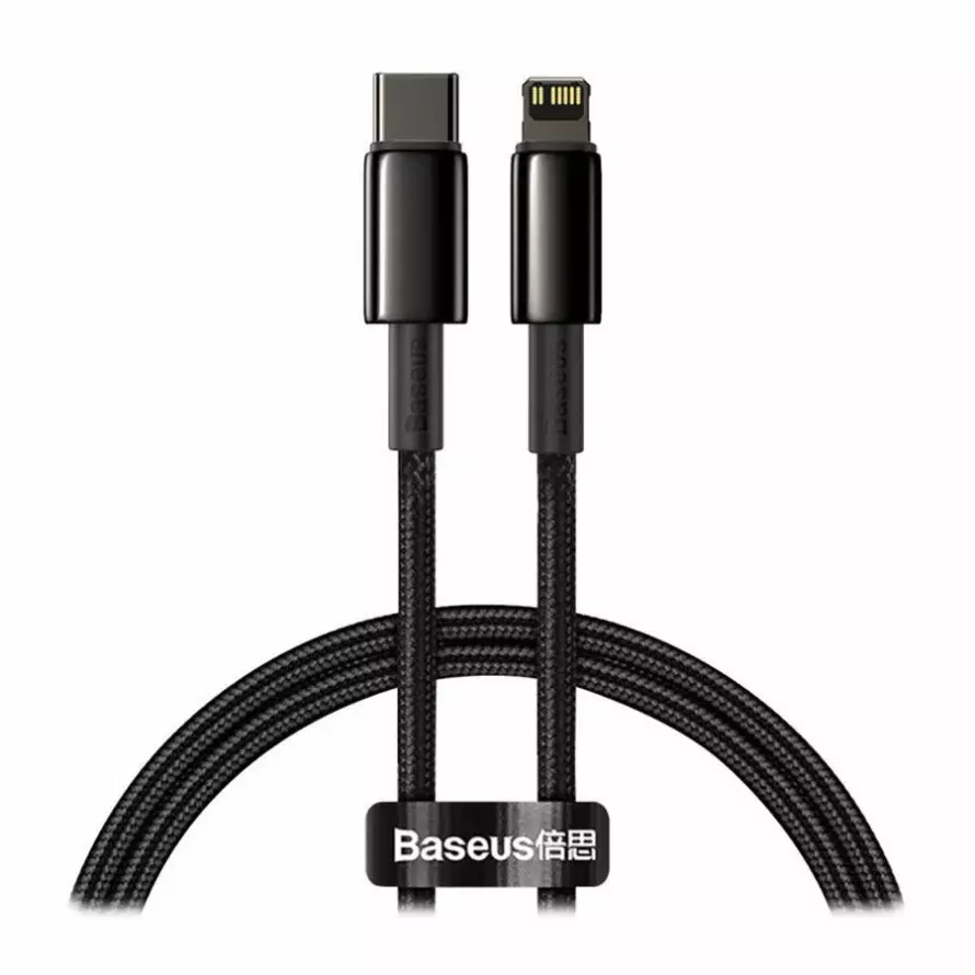 کابل 1 متری Type-C به Lightning بیسوس CATLWJ 01