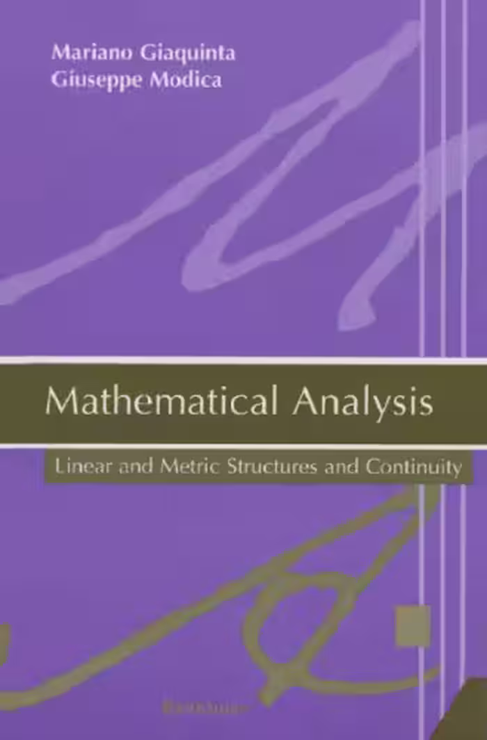 خرید و دانلود نسخه کامل کتاب Mathematical analysis: linear and metric structures and continuity