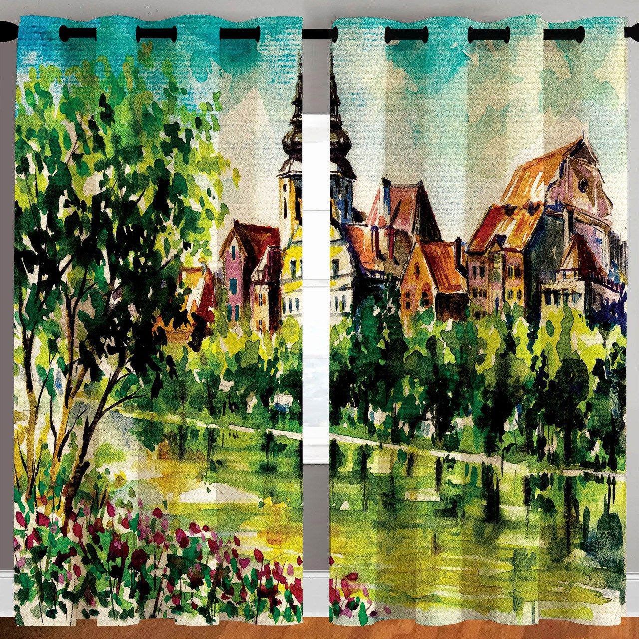 مجموعه 2 عددی پرده رنس مدل C31-50039