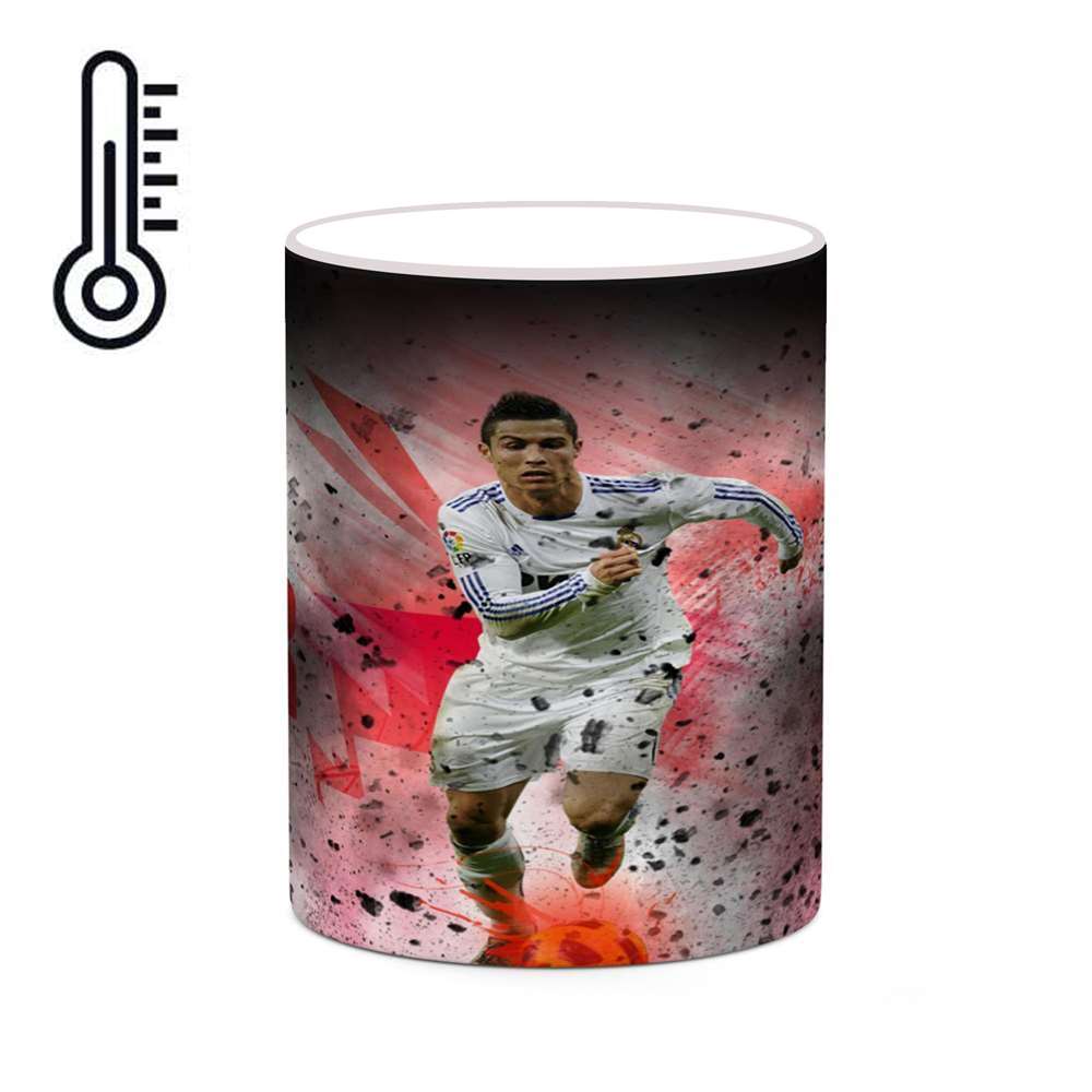 ماگ حرارتی کاکتی طرح کریستیانو رونالدو مدل mgh24846