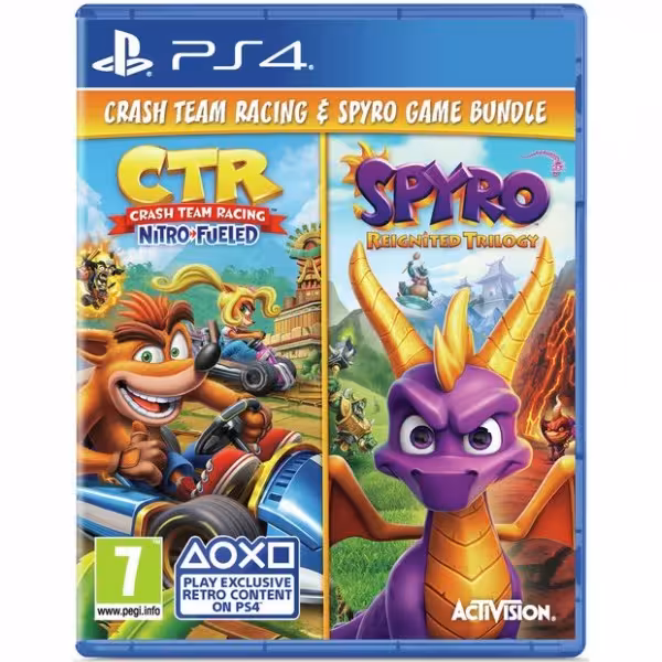 بازی crash team racing And spyro مخصوص ps4