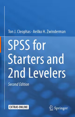خرید و دانلود نسخه کامل کتاب SPSS for Starters and 2nd Levelers