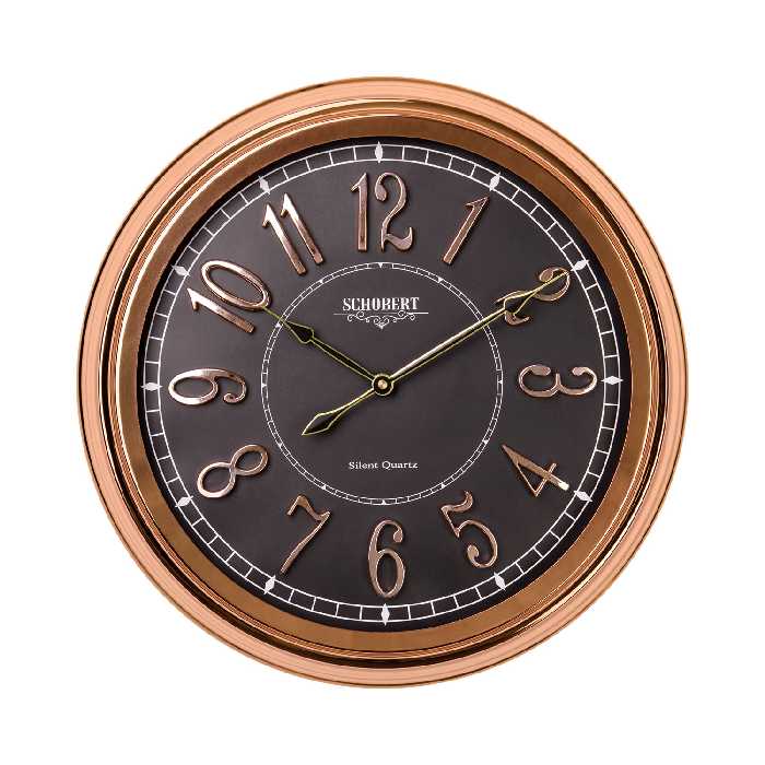ساعت دیواری شوبرت مدل لوسیا رز گلد کد 5138RN2