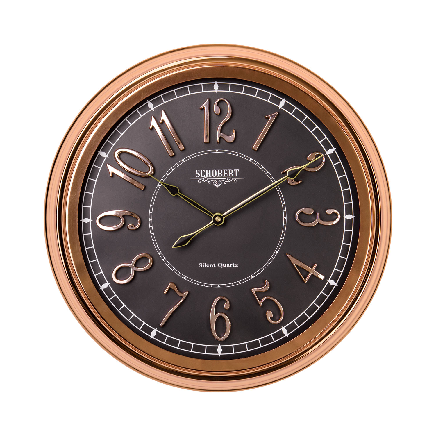 ساعت دیواری شوبرت مدل لوسیا رز گلد کد 5138RN2