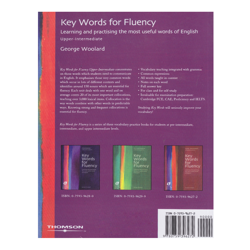 کتاب Key Words for Fluency Upper-Intermediate اثر Gorge Woolard انتشارات الوندپویان