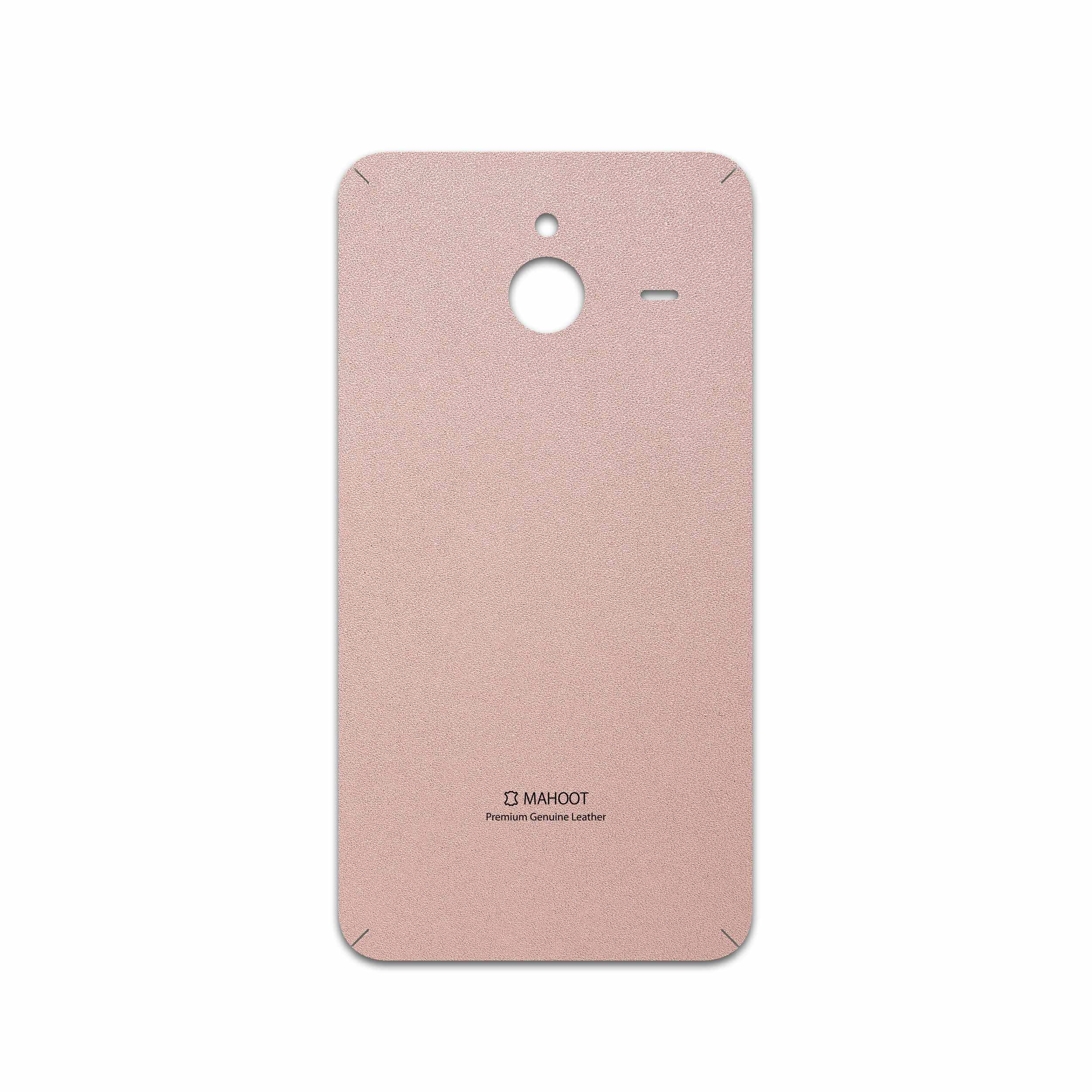 برچسب پوششی ماهوت مدل Rose Gold Leather مناسب برای گوشی موبایل مایکروسافت Lumia 640 XL