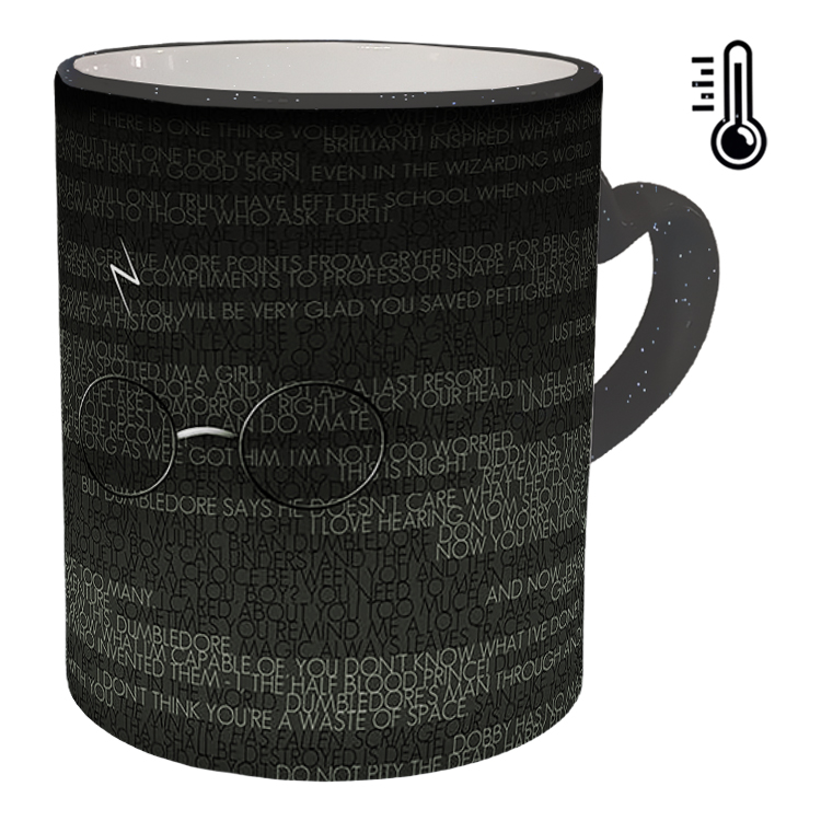 ماگ حرارتی مدل دسته قلبی اکلیلی طرح هری پاتر کد 62