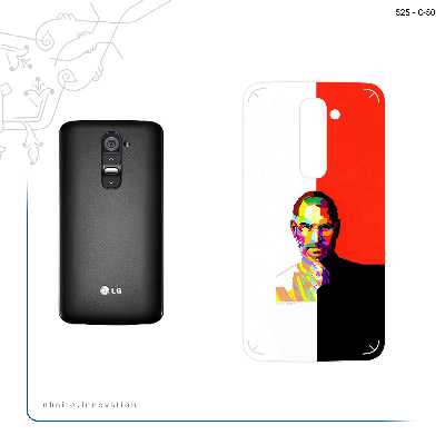 برچسب پوششی ماهوت مدل 1 Collage of Steve Jobs مناسب برای گوشی موبایل ال جی G2