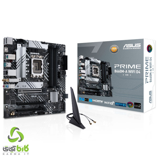 مادربرد ایسوس PRIME B660M-A WIFI D4 - فروشگاه کارما آی‌تی