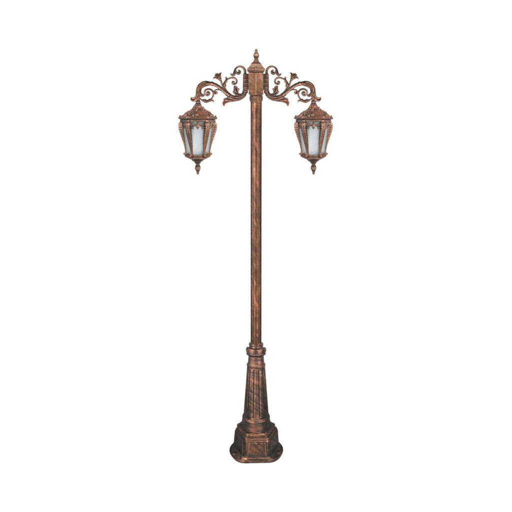 چراغ دوشاخه حیاطی و پارکی تکشیدفام مدل پالیز کد 91215-15-8524