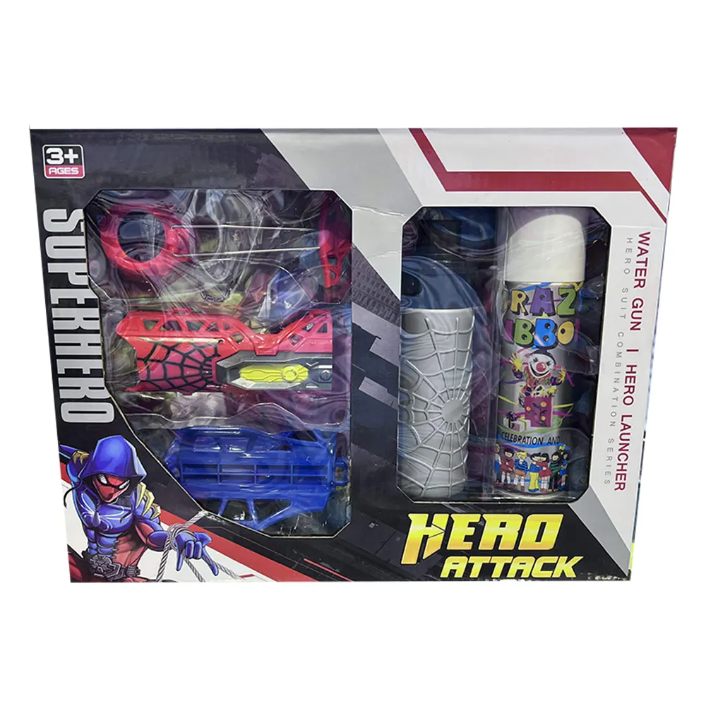 ست دستکش و تفنگ تار پرتاپ کن مرد عنکبوتی