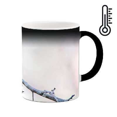 ماگ حرارتی طرح گنجشک مدل mgph02362