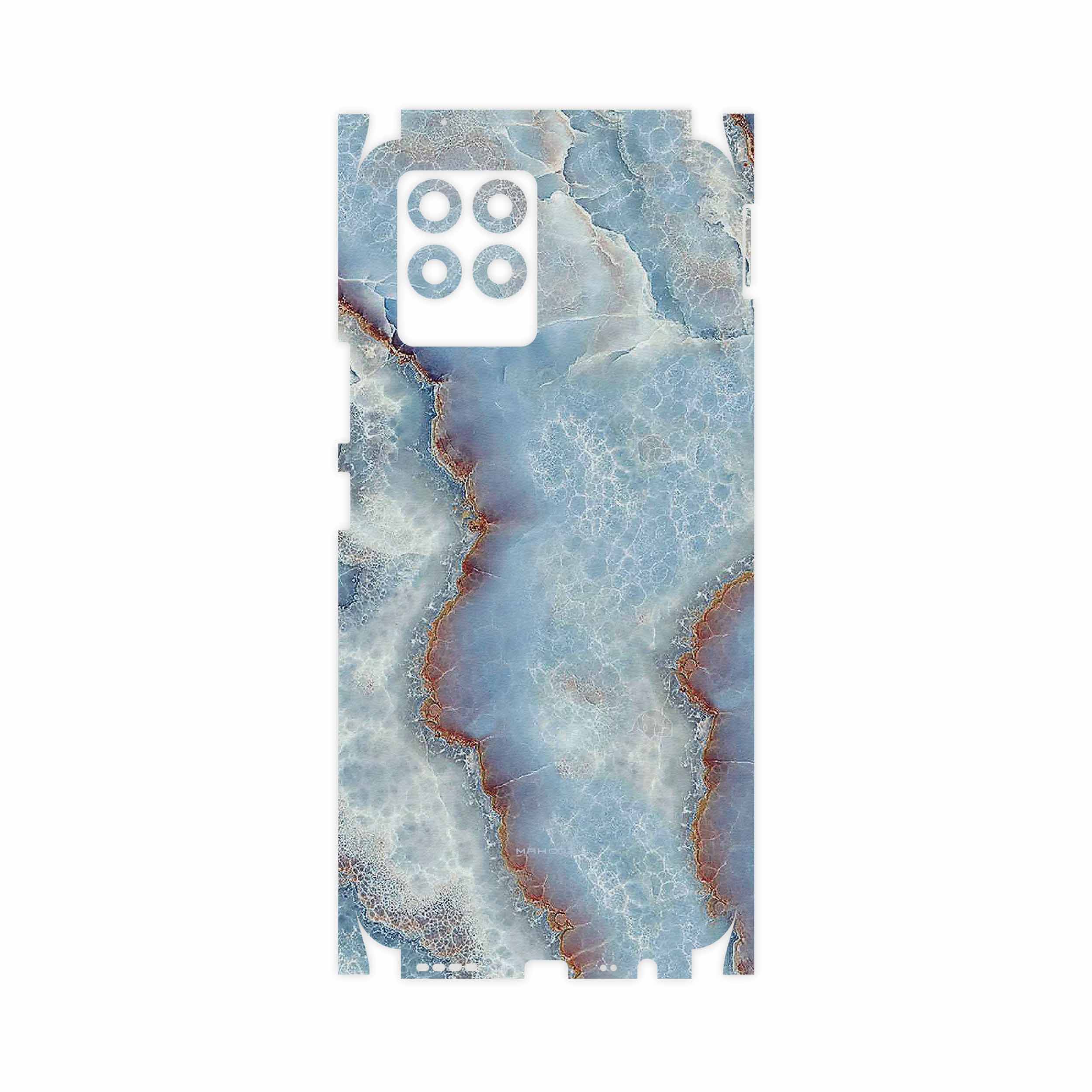 برچسب پوششی ماهوت مدل Blue-Ocean-Marble-FullSkin مناسب برای گوشی موبایل ریلمی 8 Pro