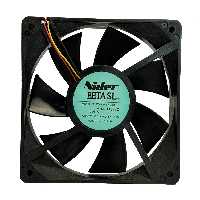 فن یخچال فریزری  12 ولت 3 سیم مدل D12T-12PS7 02B | آریا سیتی