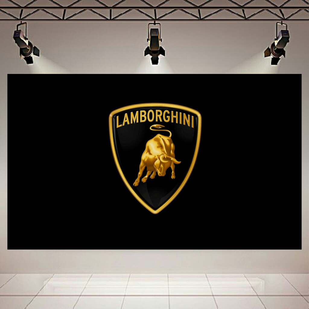 تابلو شاسی طرح آرم ماشین مدل Lamborghini کد AR1130