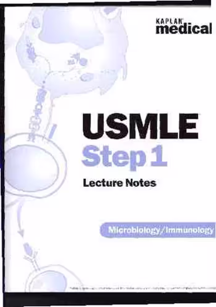 [PDF] دانلود کتاب Usmle Step 1. 6.Microbiology Immunology 2007, 2007