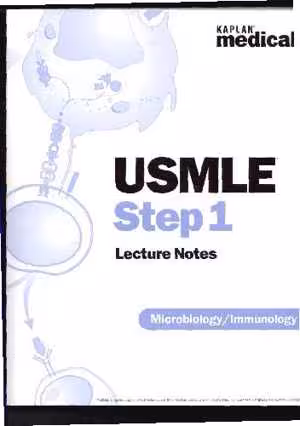 [PDF] دانلود کتاب Usmle Step 1. 6.Microbiology Immunology 2007, 2007