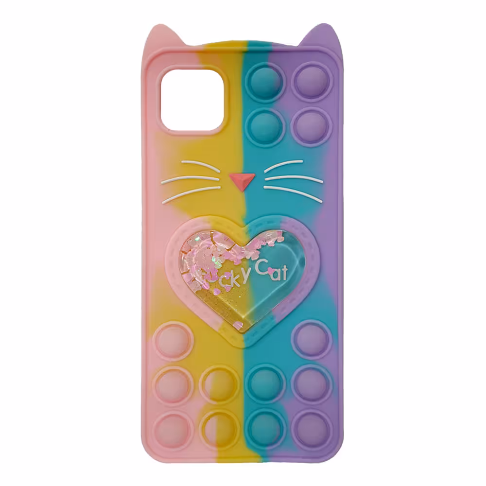 قاب سیلیکونی گربه ای آکواریومی Lucky Cat پاپیتی سامسونگ A22 5G