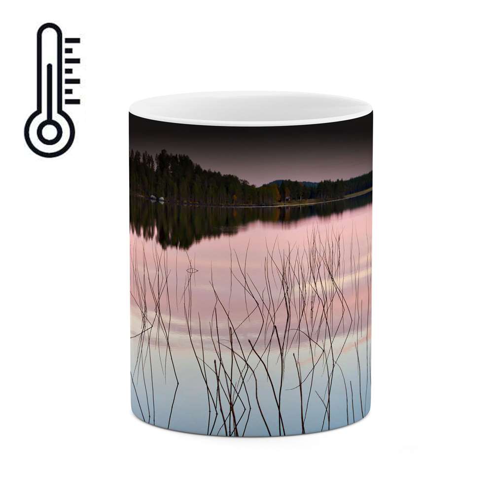 ماگ حرارتی طرح منظره رویایی و زیبا  مدل mgph14624