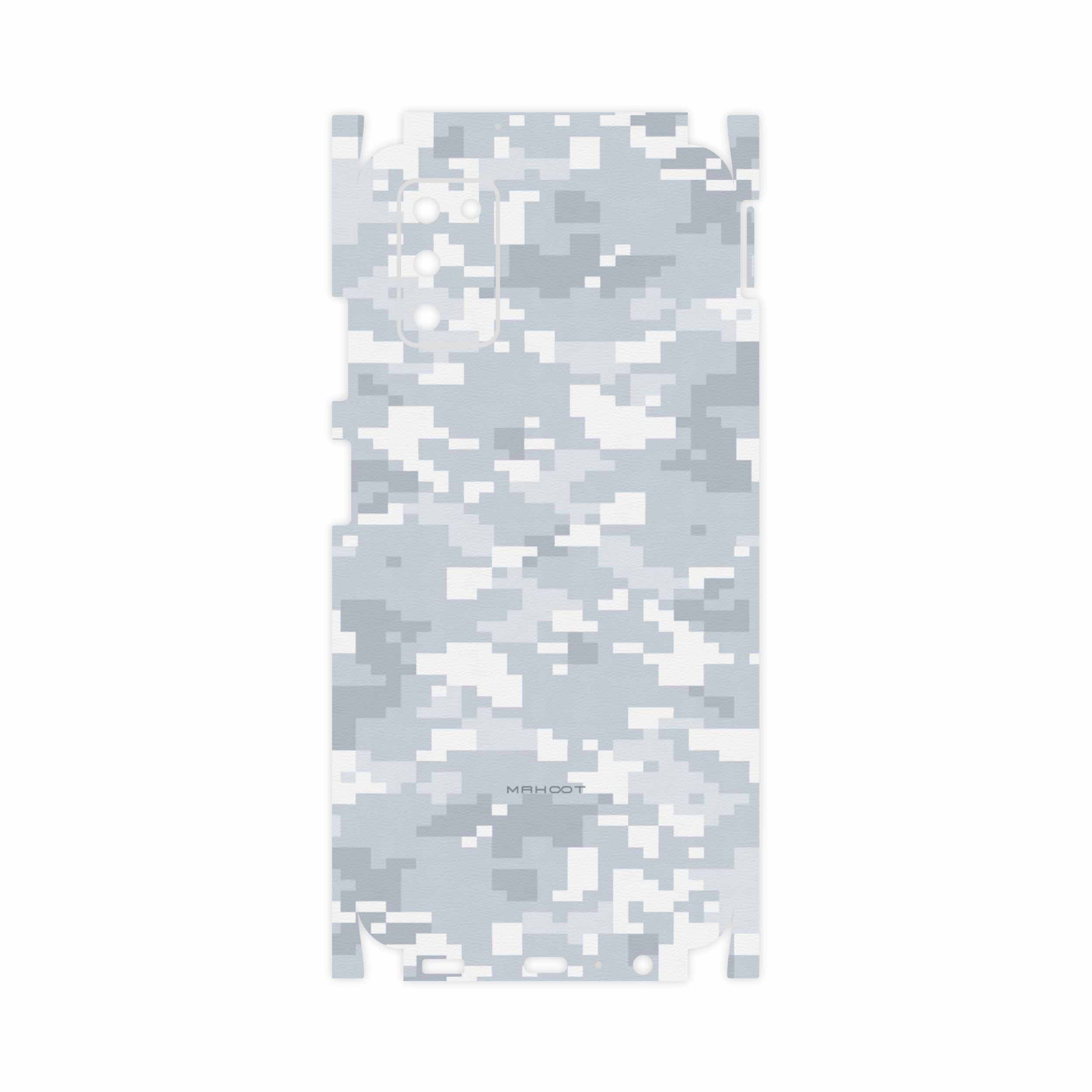 برچسب پوششی ماهوت مدل Army-Winter-Pixel-FullSkin مناسب برای گوشی موبایل سامسونگ Galaxy A03S
